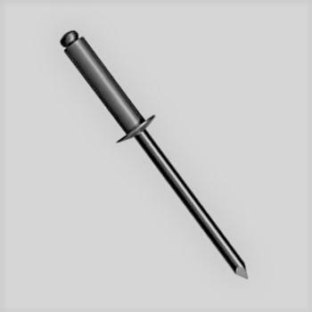 Marson Klik-Fast Open End AB4-2ABL Open End Blind Rivet; 1/8 Inch (0.125 Inch), (0.062 - 0.125 Inc